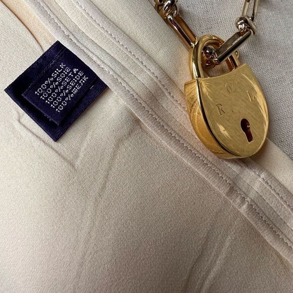 Ralph Lauren Collection Resort 2014 Ivory Silk Batwing Shift Dress - Picture 11 of 17